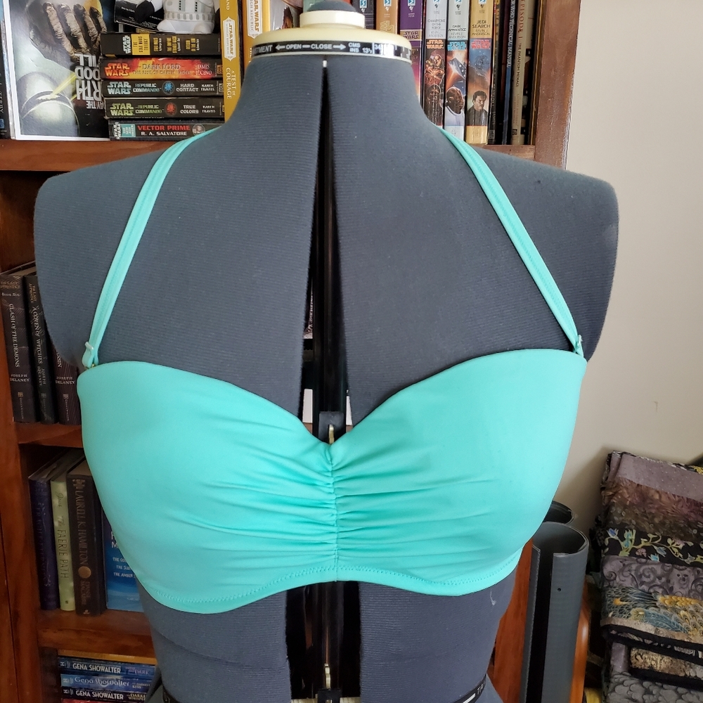 Victoria Secret light teal bikini top